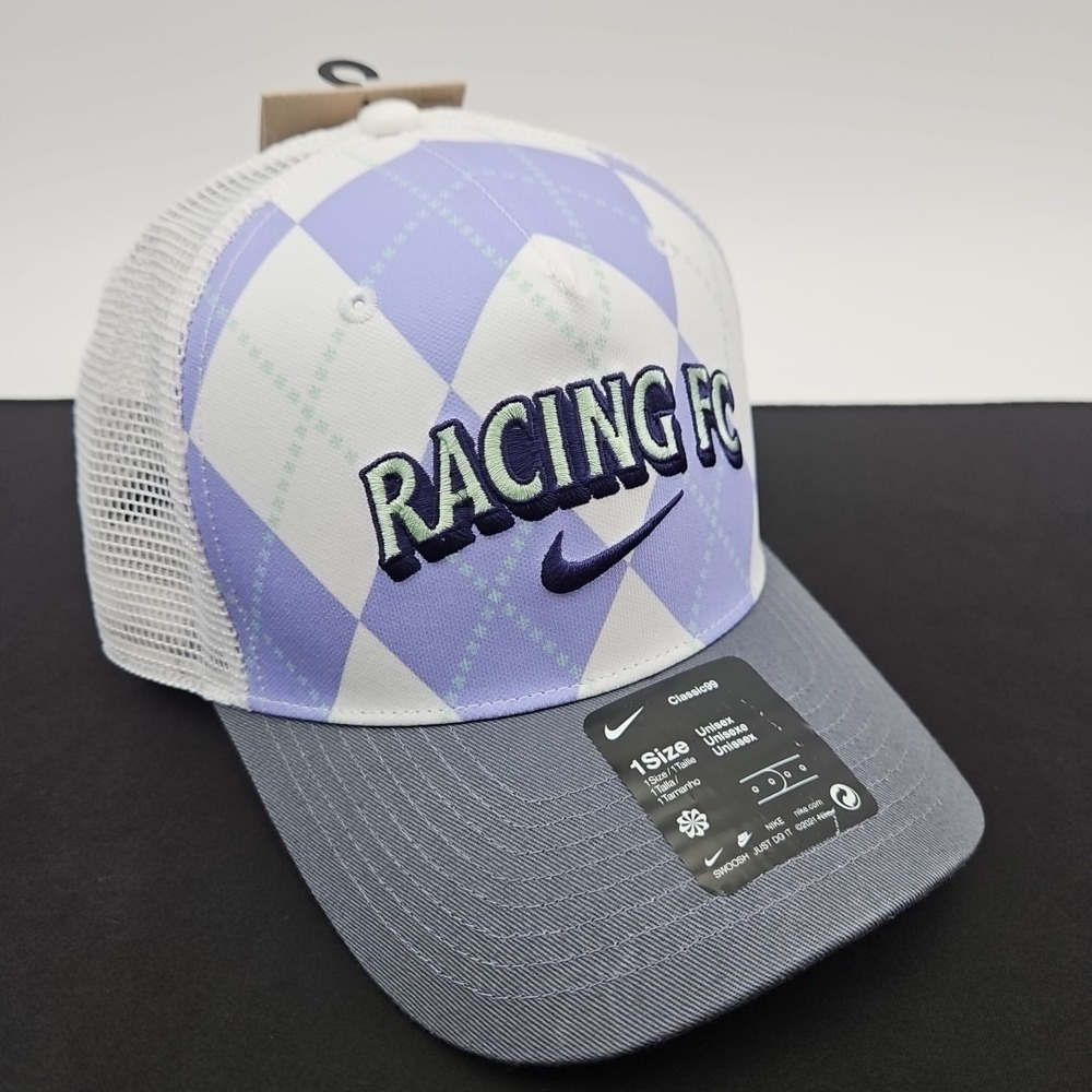 Nike Classic99 Racing Louisville Sublimation Print Trucker Hat Snapback NWSL New